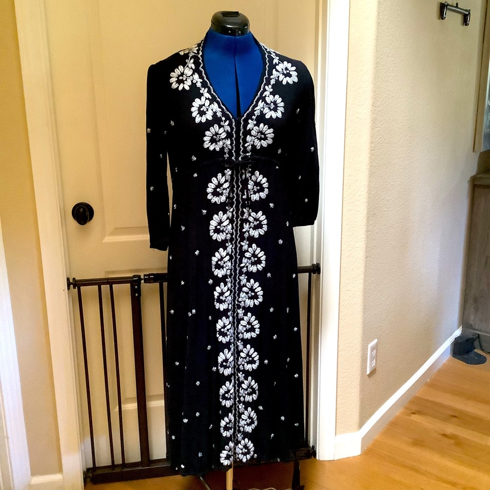 Free People embroidered dress.